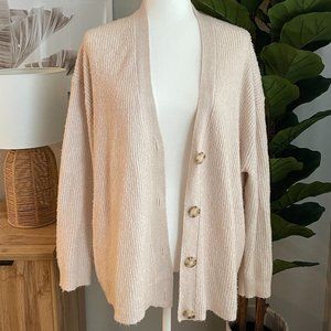 Cream American Eagle Cardigan